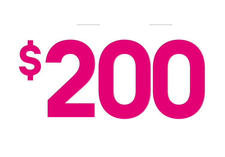 Obtén $200 de reembolso