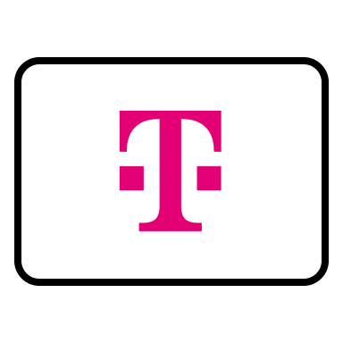 T-Mobile en una pantalla digital.