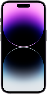 Vista frontal del iPhone 14 Pro 6.1 pulgadas.