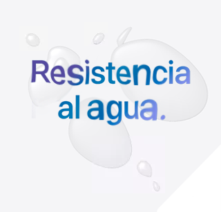 Resistencia al agua.