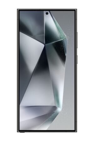 Un Samsung Galaxy S24 Ultra negro.