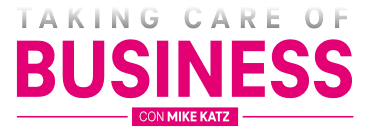 logotipo de taking care of business con mike katz