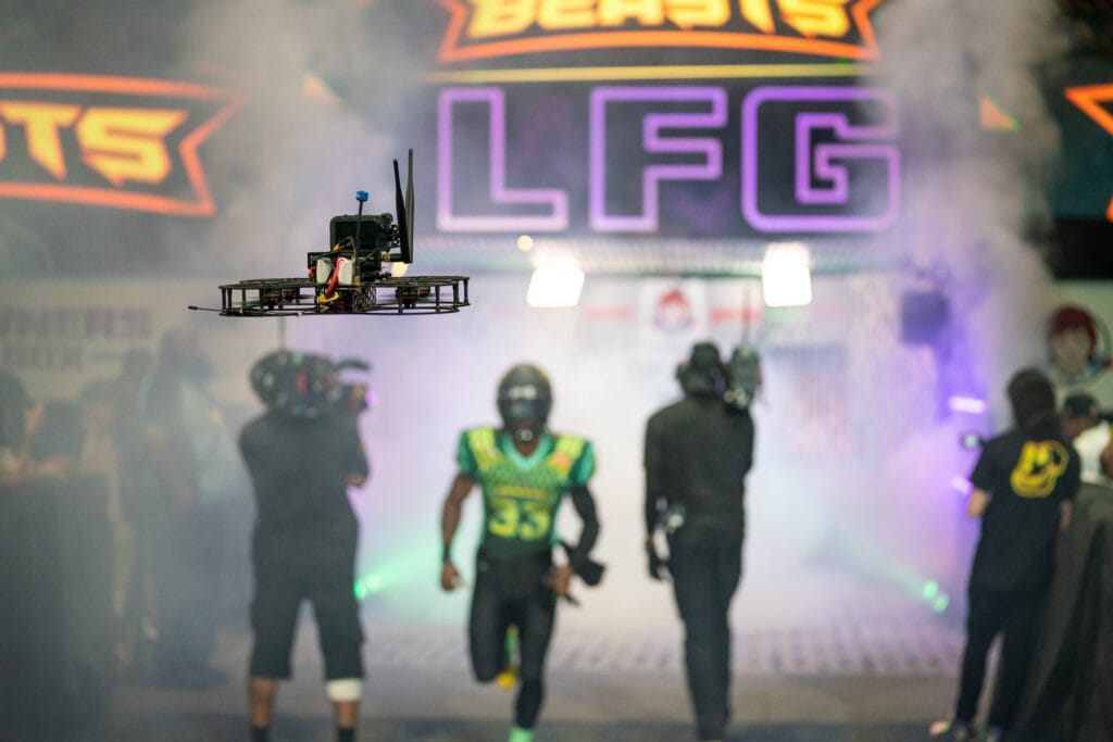 PixelFly specializes in live FPV drone coverage for broadcast events and marketing activations leveraging custom drones.