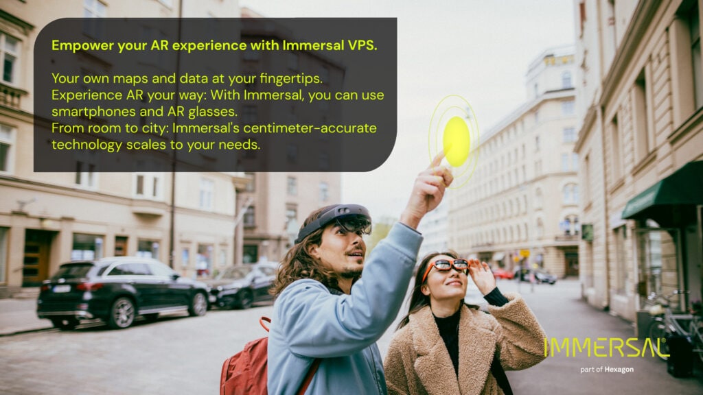 Immersal's Visual Positioning (VPS) technology can convert any city, venue or area into a spatial map that can support a variety of AR experiences.