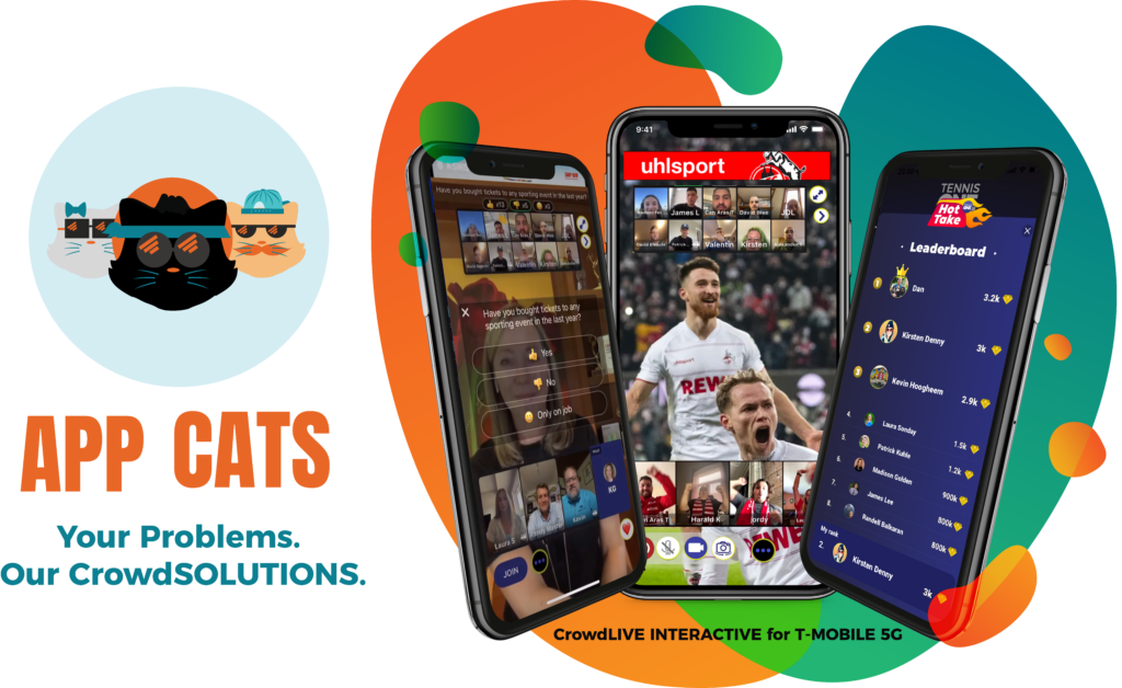 APP CATS LLC creates unique opportunities to interact with fans through its 5G enabled live streaming platform.