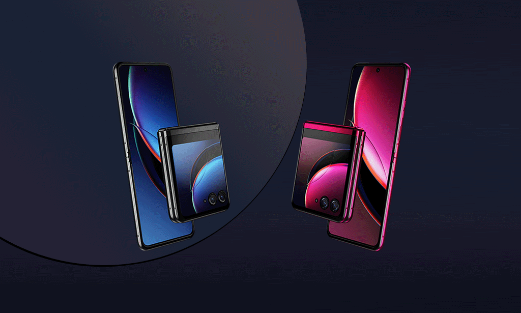 El motorola razr+ llega exclusivamente a T‑Mobile en color Viva Magenta ...