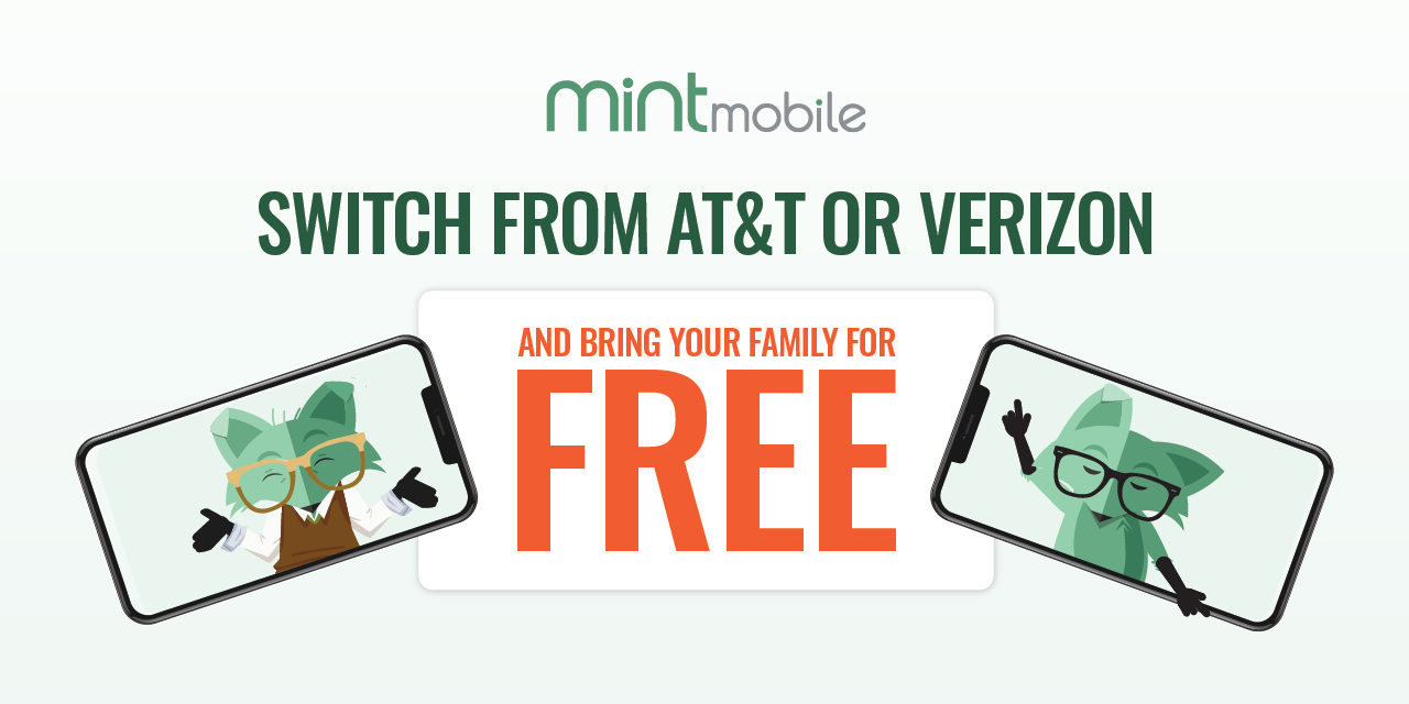 Mint Mobile Throws AT&T and Verizon Customers a Lifeline Switch and