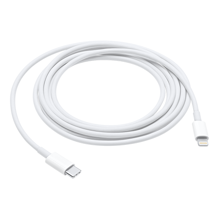 Cable USB-C a Lightning Apple, 2 m - Blanco