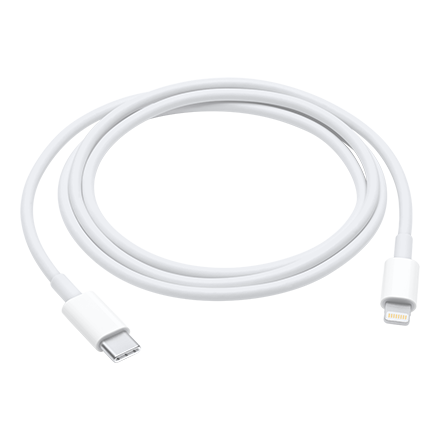 Cable USB-C a Lightning Apple, 1 m - Blanco R2