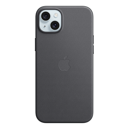 Funda Apple de FineWoven con MagSafe para Apple iPhone 15 Plus - Negro