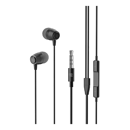 Audífonos de 3.5 mm GoTo™ con cable - Negro