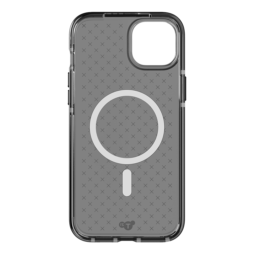 Funda Tech21 Evo Check con MagSafe para Apple iPhone 15 Plus - Esfumado/Negro