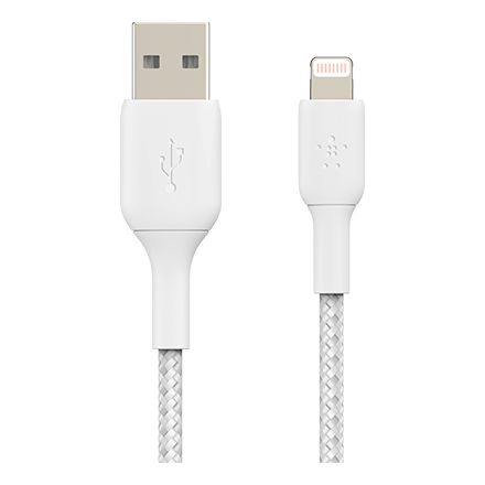 Belkin - Cable trenzado USB-A a Lightning Belkin BoostCharge de 1 m