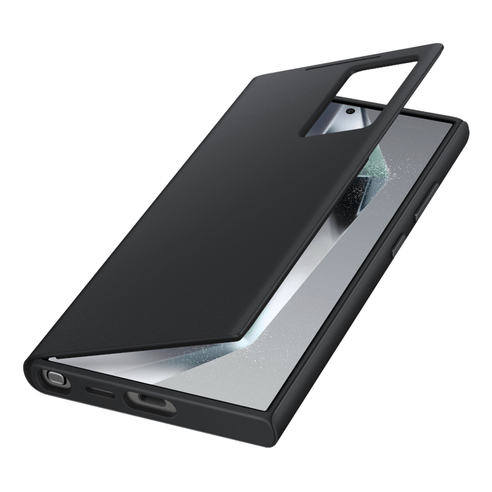 Funda billetera Samsung S-View para Samsung Galaxy S24 Ultra - Negro