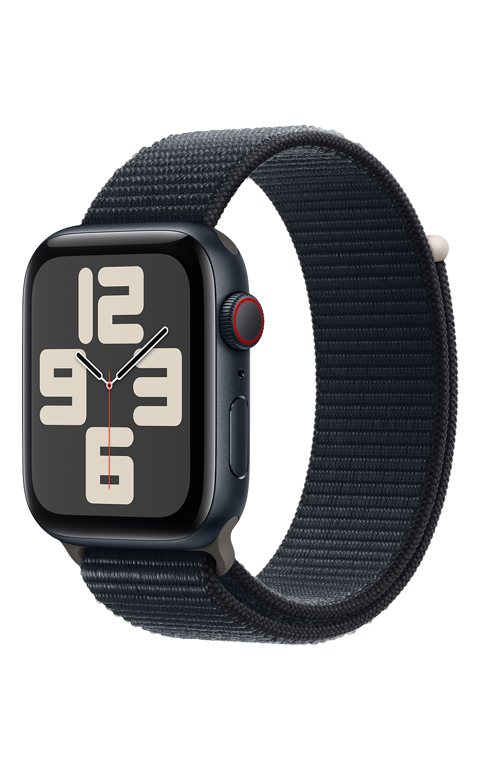 Apple Watch SE 2.ª gen. 44 mm - Aluminio medianoche con correa deportiva medianoche