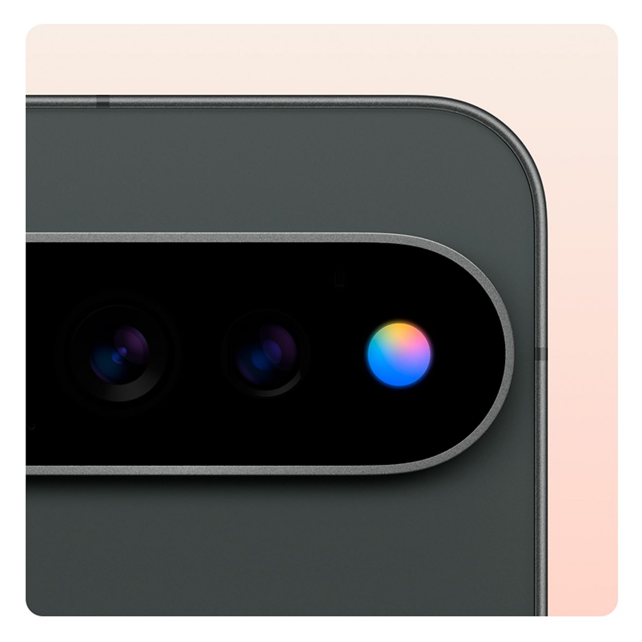 Primer plano de la cámara del teléfono Google Pixel 11 Pro XL.