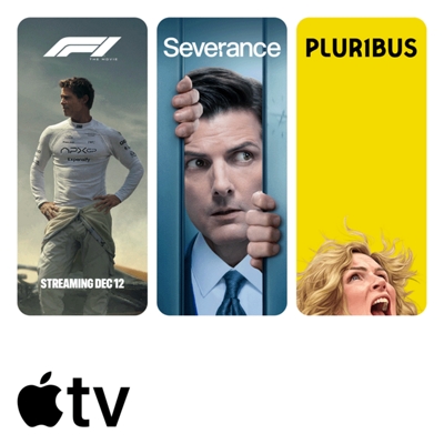 Paneles de F1® movie, Severance y Pluribus