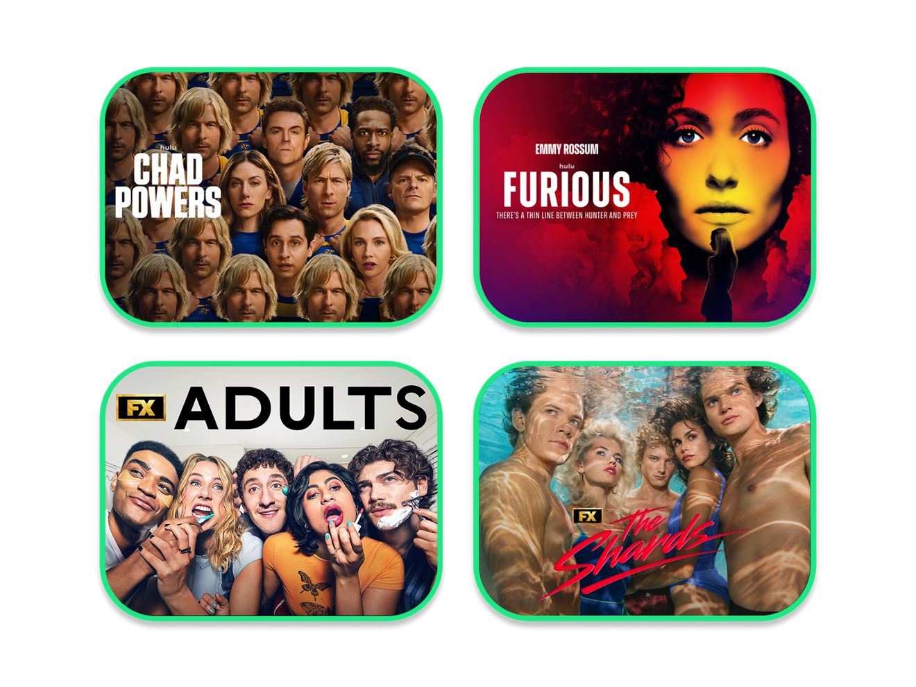 Promociones de cuatro series de Hulu