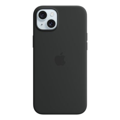 Funda de silicona Apple con MagSafe para Apple iPhone 15 Plus - Negro