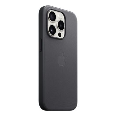 Funda Apple de FineWoven con MagSafe para Apple iPhone 15 Pro - Negro
