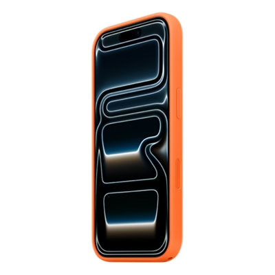 Funda de silicona Apple con MagSafe para iPhone 17 Pro - Naranja-slide-1