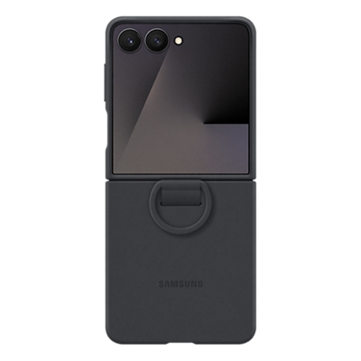 Funda Samsung con anillo para Samsung Galaxy Z Flip7 - Negro-slide-2