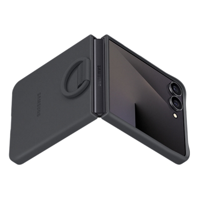 Funda Samsung con anillo para Samsung Galaxy Z Flip7 - Negro-slide-3
