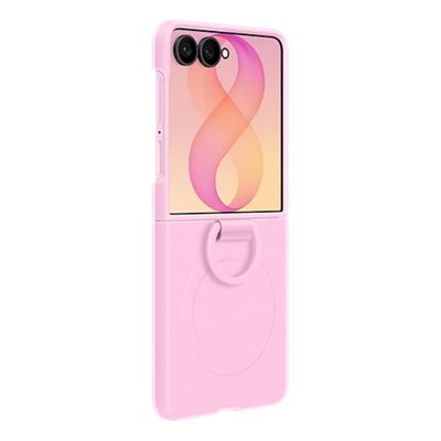 Samsung - Funda magnética de silicona Samsung con anillo para Galaxy Z Flip8-imagen-1