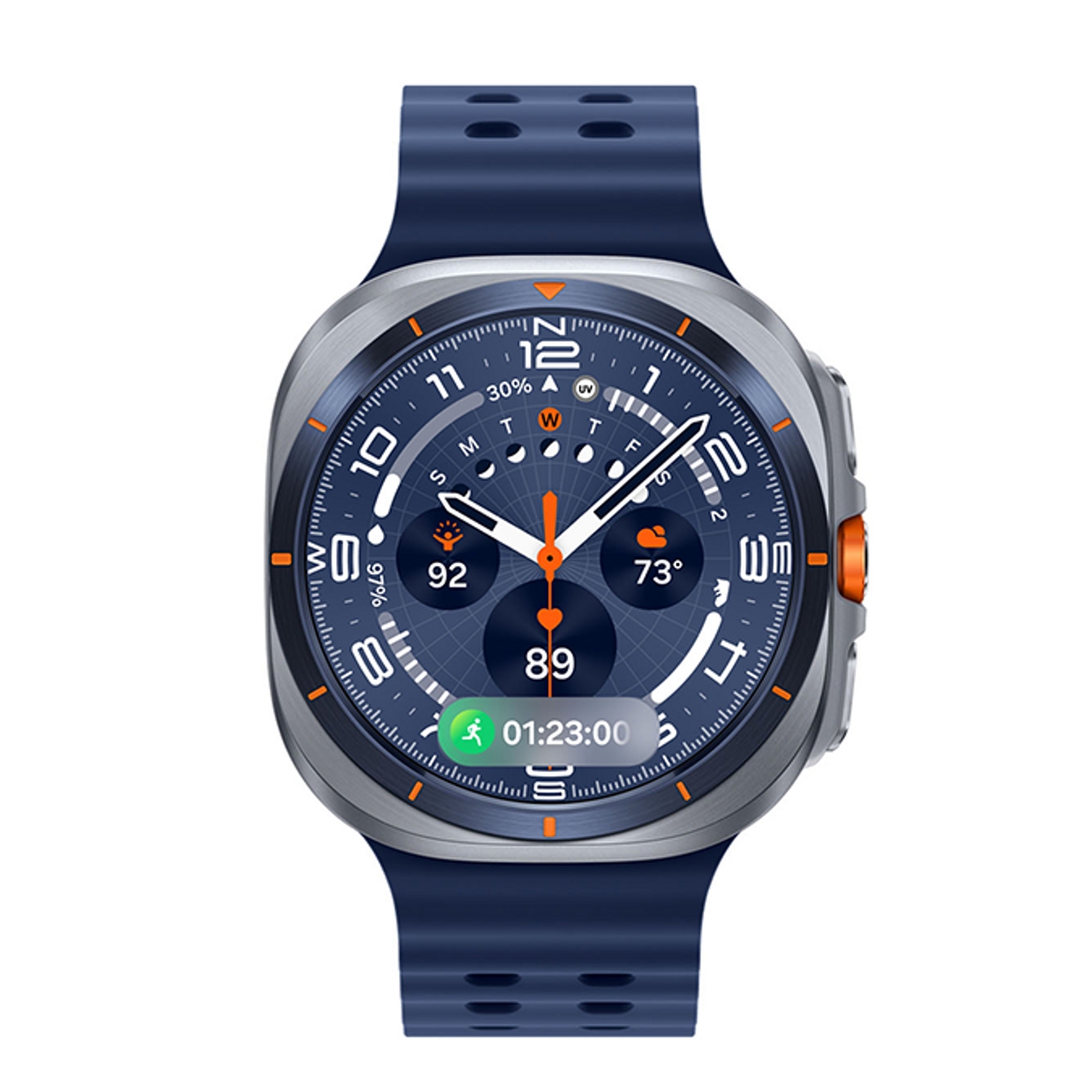 Imagen del Watch8 Ultra mostrando la pantalla principal.