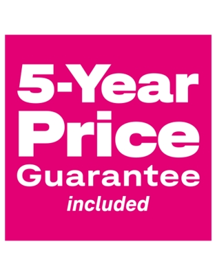 Precio garantizado por 5 años incluido.