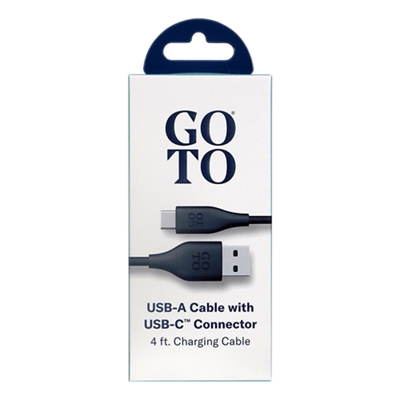 Cable USB C a A GoTo®, 4 ft - Negro R2-slide-0