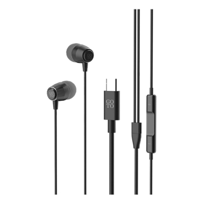 Audífonos USB-C GoTo® con cable - Negro-slide-0