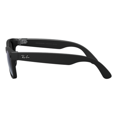 Gafas Ray-Ban Meta Wayfarer (Gen 1) lentes polarizadas esfumadas en grafito - Negro mate-slide-1