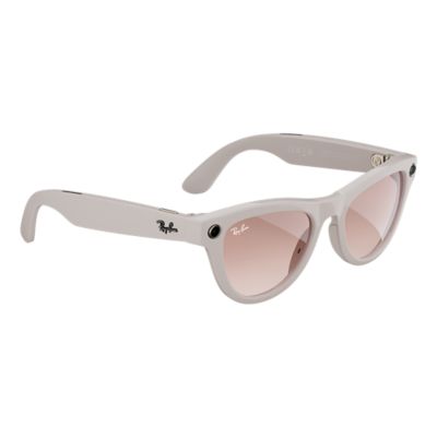 Meta-Gafas inteligentes Ray-Ban Meta Skyler con lentes en rosa canela-imagen-3