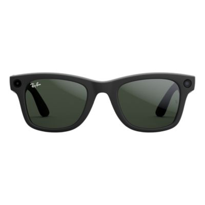 Gafas Ray-Ban Meta Wayfarer (Gen 1) con lentes Transitions en verde Grandes - Negro mate-slide-0
