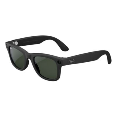 Gafas Ray-Ban Meta Wayfarer (Gen 1) con lentes Transitions en verde Grandes - Negro mate-slide-3