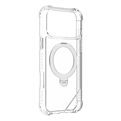 Funda GoTo® con soporte y MagSafe para Apple iPhone 17 Pro Max - Transparente-slide-1