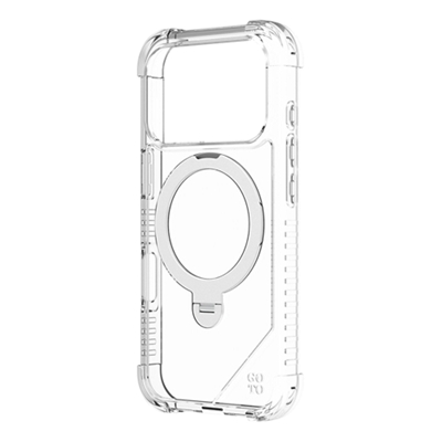 Funda GoTo® con soporte y MagSafe para Apple iPhone 17 Pro - Transparente-slide-3