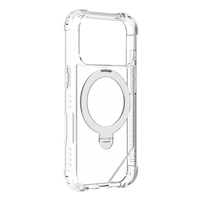 Funda GoTo® con soporte y MagSafe para Apple iPhone 17 Pro - Transparente-slide-1