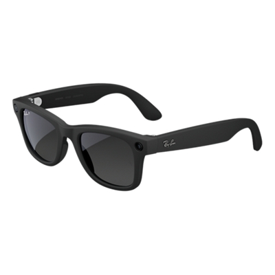 Ray-Ban Meta Wayfarer (Gen 2) - Lentes polarizadas esfumadas color grafito, G - Negro mate-slide-3