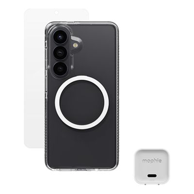 Combo 3 en 1 ZAGG/mophie AHORRA 25 por ciento para Samsung Galaxy S26 - Transparente, vista derecha, right view-slide-1