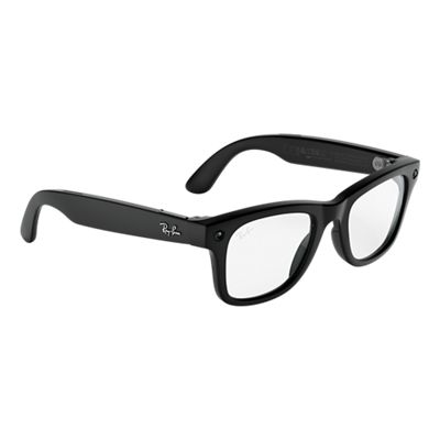 Meta-Ray-Ban Meta (Gen 3) Wayfarer Clear Lenses, Large-slide-1