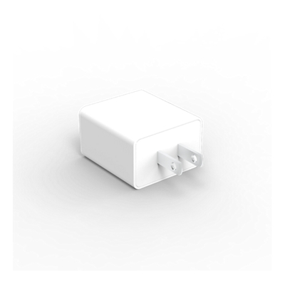 Cargador de pared de 32 W PD con dos puertos, USB C/USB A - Blanco-slide-0