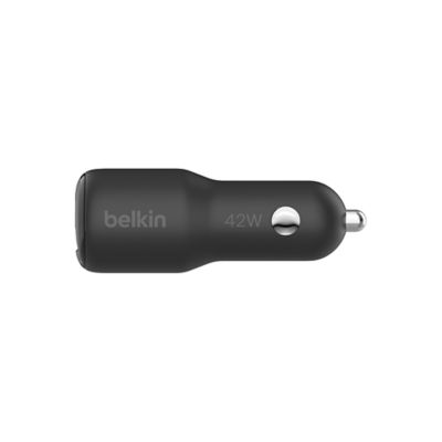 Belkin-Cargador doble para auto Belkin de 42 W con cable USB-C a Lightning-imagen-3