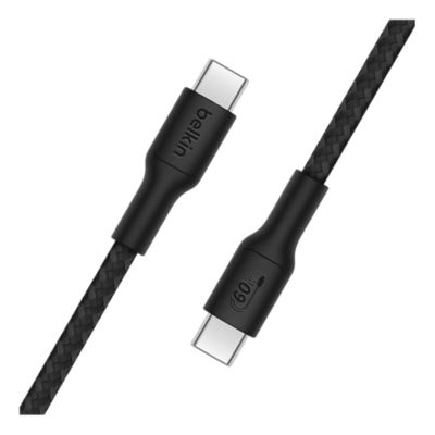Cable trenzado USB-C a USB-C Belkin Boostcharge de 3 m - Negro-slide-2