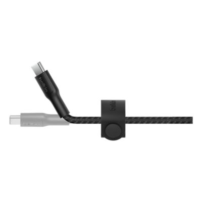 Cable trenzado USB-C a USB-C Belkin Boostcharge de 3 m - Negro-slide-3