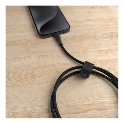 Cable trenzado USB-C a USB-C Belkin Boostcharge de 3 m - Negro-slide-1