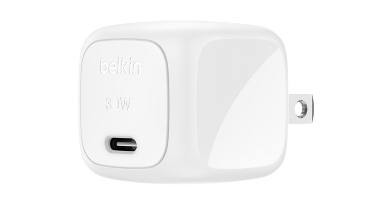 Cargador de pared USB-C compacto Belkin de 30 W