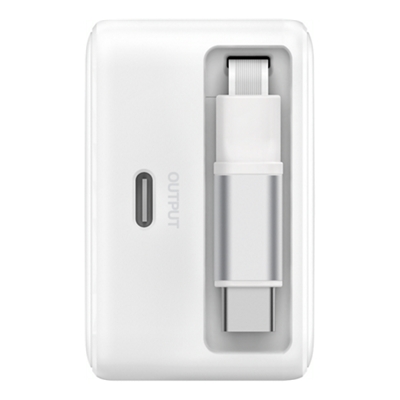 Adaptador Belkin de 67 W con cable retráctil - Blanco-slide-2