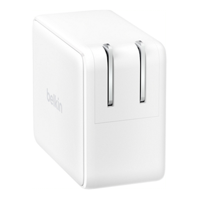 Adaptador Belkin de 67 W con cable retráctil - Blanco-slide-3